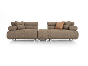 Perlasee 4-pieces (Module Sofa & Sofa & 2 Chair) Livingroom in Cream - Brick - 200-ELI-PER-JESY-39-JESY-56-33M11