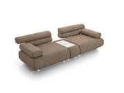 Perlasee 4-pieces (Module Sofa & Sofa & 2 Chair) Livingroom in Cream - Brick - 200-ELI-PER-JESY-39-JESY-56-33M11