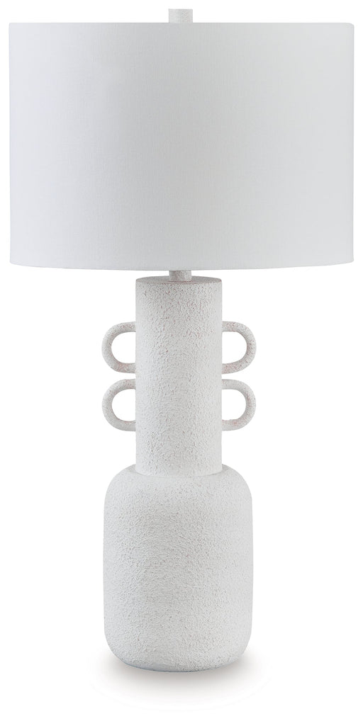Perringhill Distressed White Table Lamp - L207504
