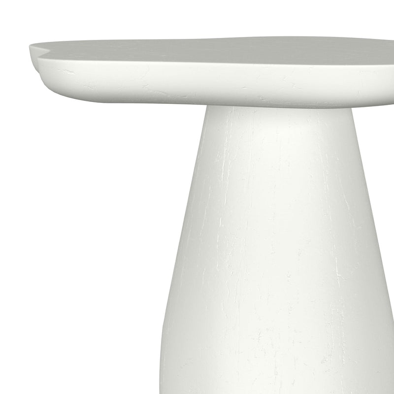 Perth 17-inch Side Table with Cloud-Shaped Top Off White - 930615