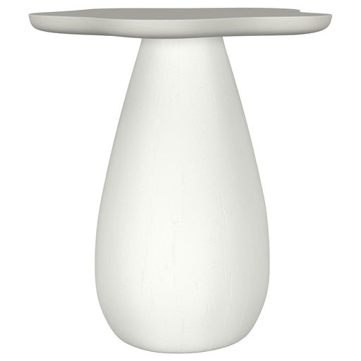 Perth 20-inch Side Table with Cloud-Shaped Top Off White - 930616