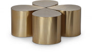 Petal Iron 4pc. Coffee Table in Gold - 99087Gold-CT-4PC