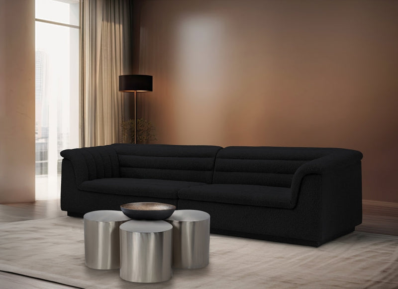Petal Iron 4pc. Coffee Table in Silver - 99087Silver-CT-4PC