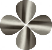 Petal Iron 4pc. Coffee Table in Silver - 99087Silver-CT-4PC