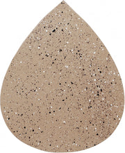 Petal Terrazzo Pattern Iron Coffee Table in Taupe - 99088Taupe-CT