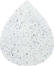 Petal Terrazzo Pattern Iron Coffee Table in White - 99088White-CT