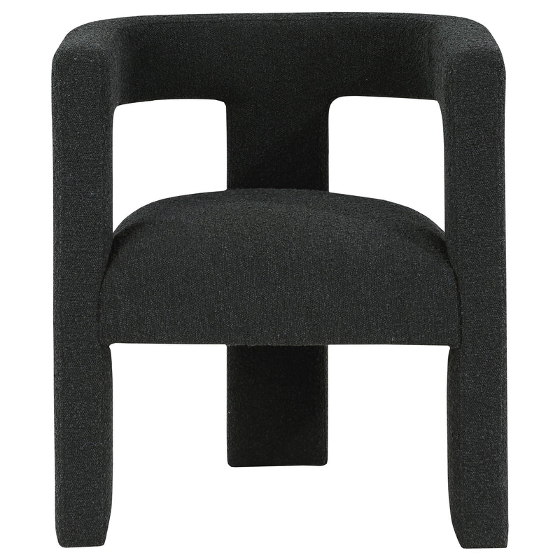 Petra Boucle Upholstered Accent Side Chair Black - 902882