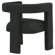 Petra Boucle Upholstered Accent Side Chair Black - 902882
