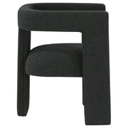 Petra Boucle Upholstered Accent Side Chair Black - 902882