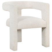 Petra Boucle Upholstered Accent Side Chair White - 902881