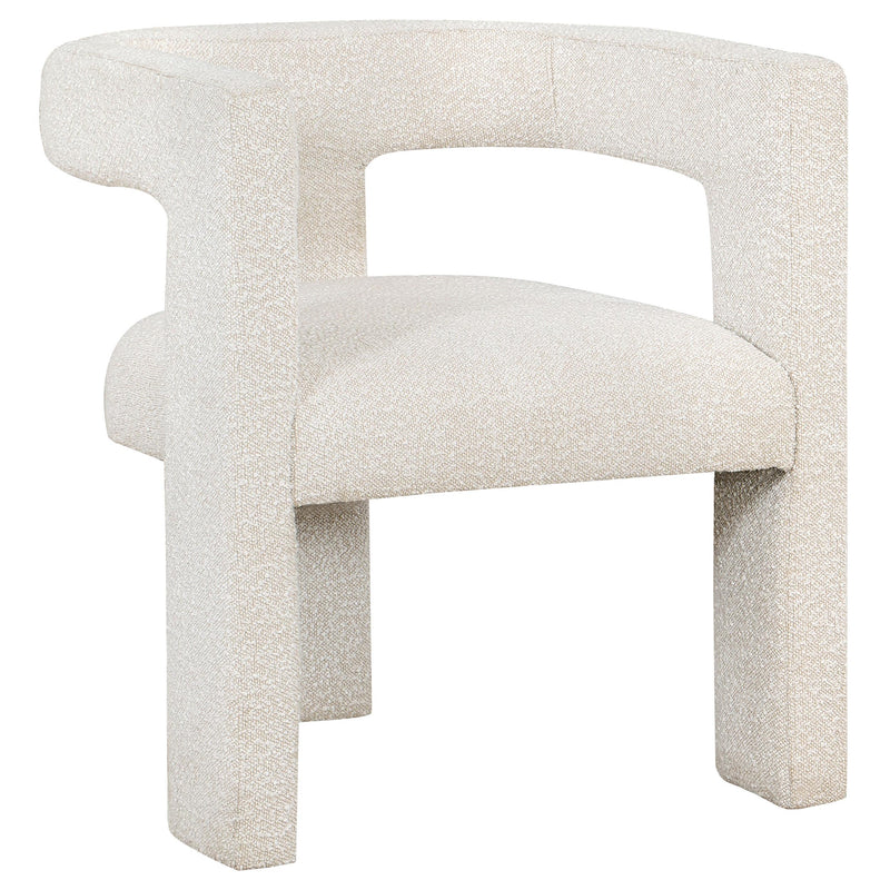 Petra Boucle Upholstered Accent Side Chair White - 902881