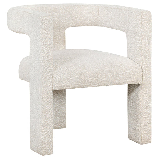 Petra Boucle Upholstered Accent Side Chair White - 902881