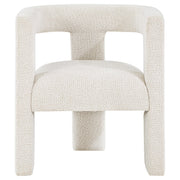 Petra Boucle Upholstered Accent Side Chair White - 902881