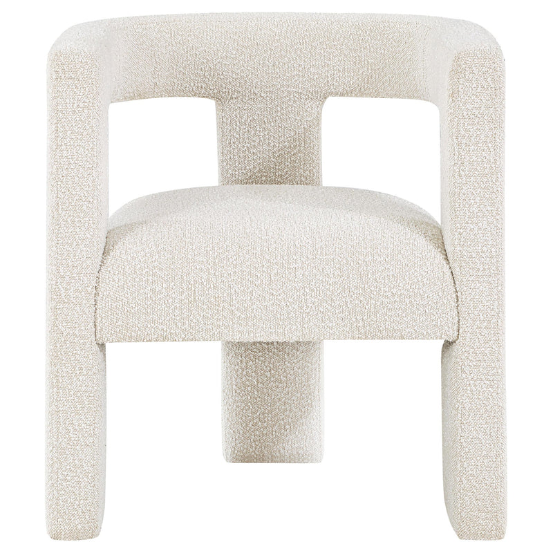 Petra Boucle Upholstered Accent Side Chair White - 902881