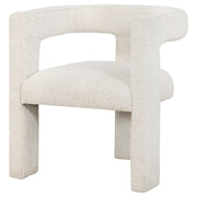 Petra Boucle Upholstered Accent Side Chair White - 902881