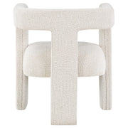 Petra Boucle Upholstered Accent Side Chair White - 902881
