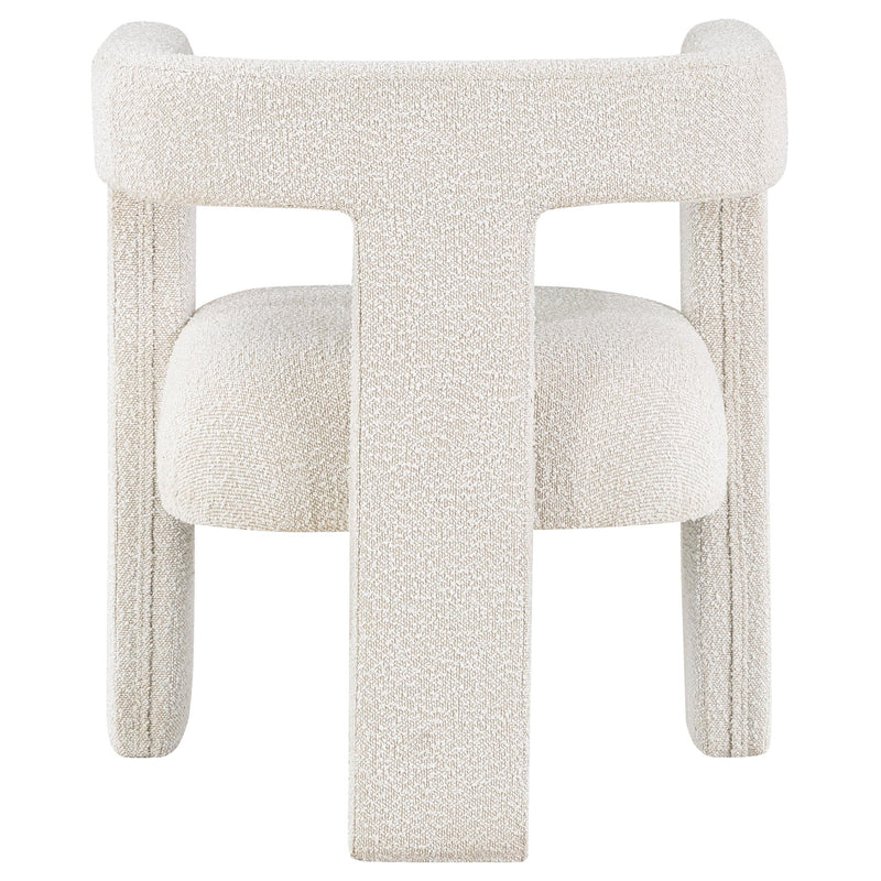 Petra Boucle Upholstered Accent Side Chair White - 902881