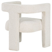 Petra Boucle Upholstered Accent Side Chair White - 902881