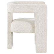 Petra Boucle Upholstered Accent Side Chair White - 902881