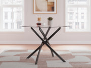 Pharwynn Black Dining Table - D446-15
