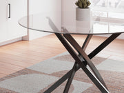 Pharwynn Black Dining Table - D446-15