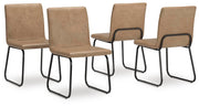 Pharwynn Toast Dining Chair, Set of 4 - D446-02