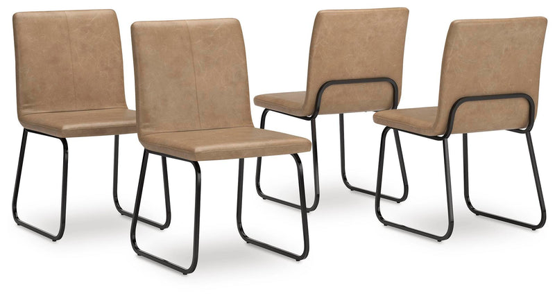 Pharwynn Toast Dining Chair, Set of 4 - D446-02