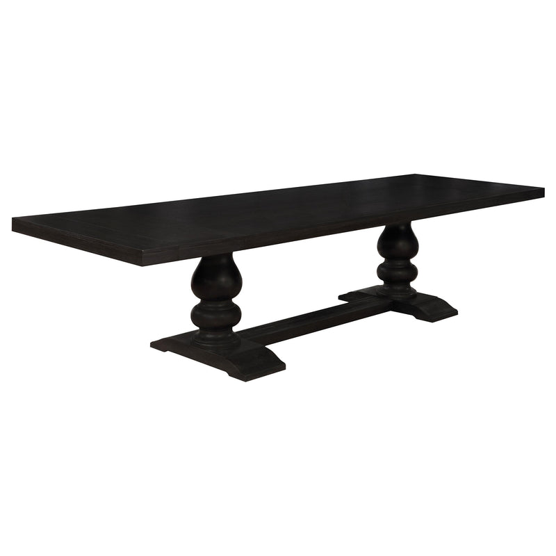 Phelps 5-piece Rectangular Dining Table Set Distressed Noir - 121231-S5