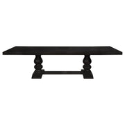 Phelps 5-piece Rectangular Dining Table Set Distressed Noir - 121231-S5