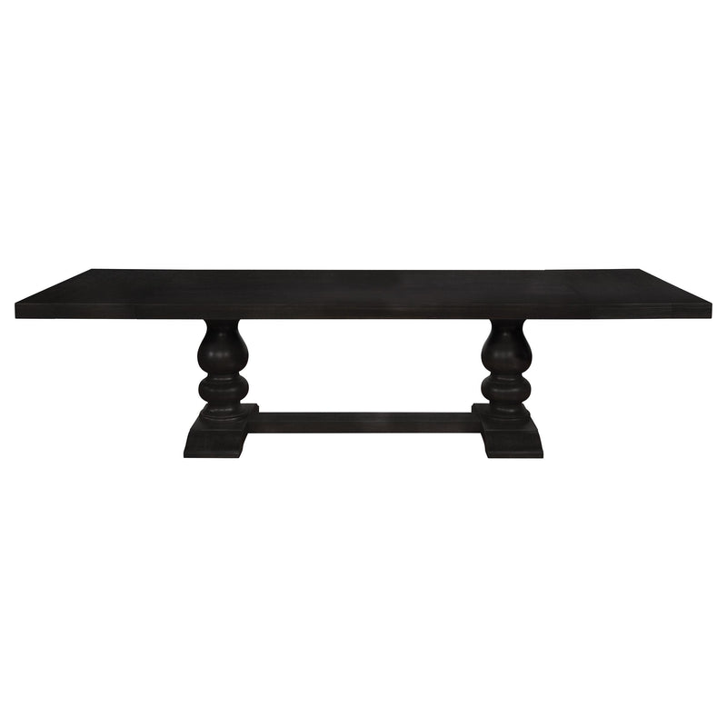 Phelps 5-piece Rectangular Dining Table Set Distressed Noir - 121231-S5