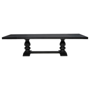 Phelps 9-piece Rectangular Dining Table Set Distressed Noir - 121231-S9C