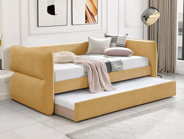Philipa Daybed Back- Gold Tweed - 5324GD-BACK