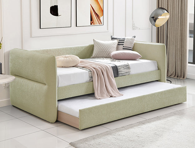 Philipa Daybed Back- L.Green Tweed - 5324GR-BACK