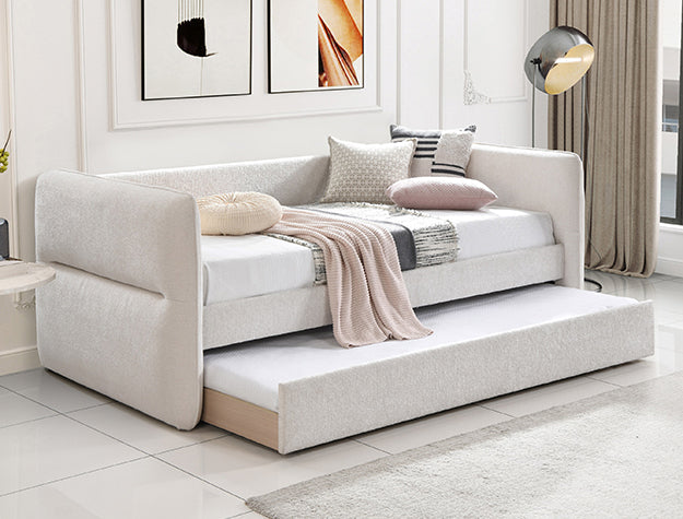 Philipa Daybed Back- Oatmeal Tweed - 5324OT-BACK