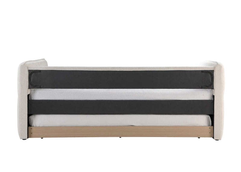 Philipa Oatmeal Twin Daybed with Trundle - Gate FurnitureDaybed
