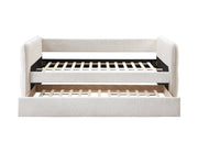 Philipa Oatmeal Twin Daybed with Trundle - Gate FurnitureDaybed