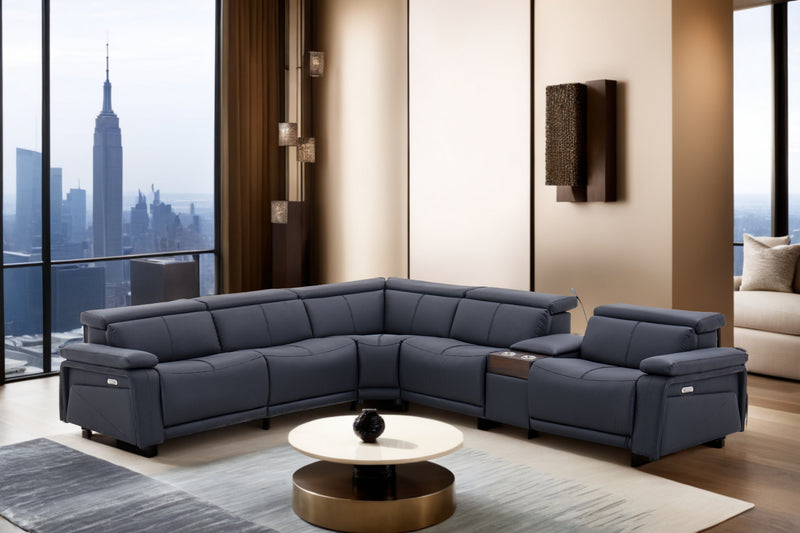 Phoenix Black 6-pc Sectional New - PHNX-BK-6-PC-SC-NW
