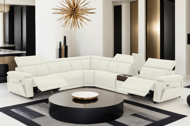 Phoenix White 6-pc Sectional New - PHNX-WT-6-PC-SC-NW