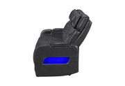U8611 Blanche Charcoal Power Reclining Sofa With Phr And Led - U8611-BLANCHE CHAR-PRS W/ PHR LED