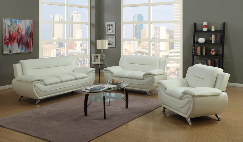 Physostegia White Living Room Set - Gate FurnitureLiving Room Set