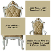 Picardy Arm Chair (Set-2) - 63463