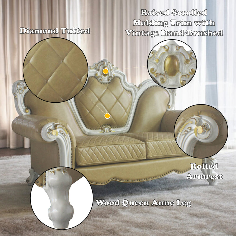 Picardy Loveseat W/3 Pillows - 58211