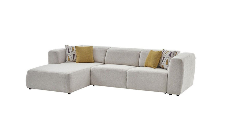 Picasso Left Facing Sectional (Oscar White) 5 Pieces - 20PCS5R00300001