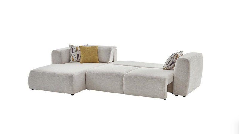 Picasso Left Facing Sectional (Oscar White) 5 Pieces - 20PCS5R00300001