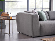 Picasso Sectional (Oscar Gray) 5 Pieces - Gate FurnitureSleeper Sectional
