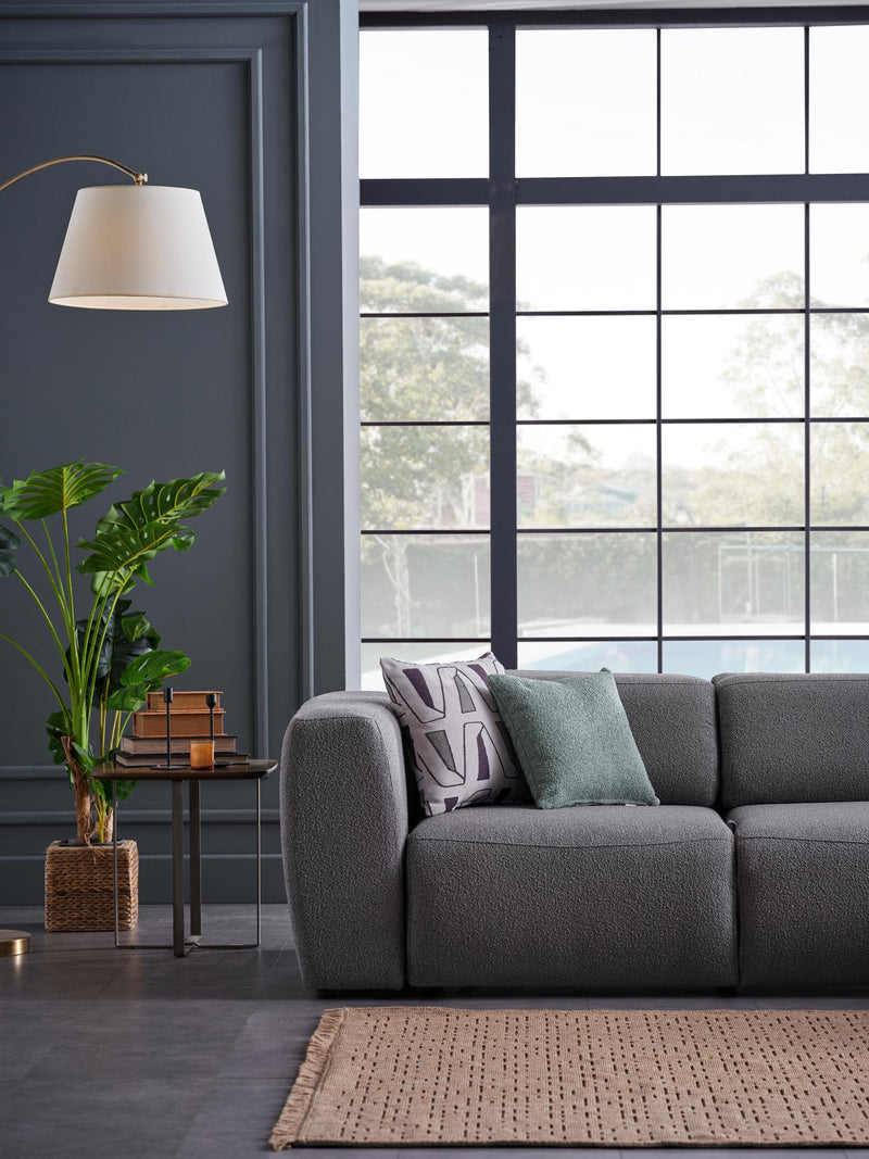 Picasso Sectional (Oscar Gray) 5 Pieces - Gate FurnitureSleeper Sectional