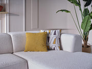 Picasso Sectional (Oscar White) 5 Pieces & Chair - Gate FurnitureSleeper Sectional