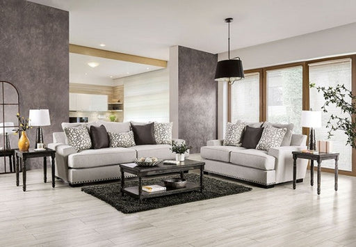 Picotee Light Gray/Charcoal Loveseat - SM1279-LV