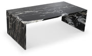 Pienza Marble Coffee Table in Black - 99096Black-CT