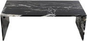 Pienza Marble Coffee Table in Black - 99096Black-CT